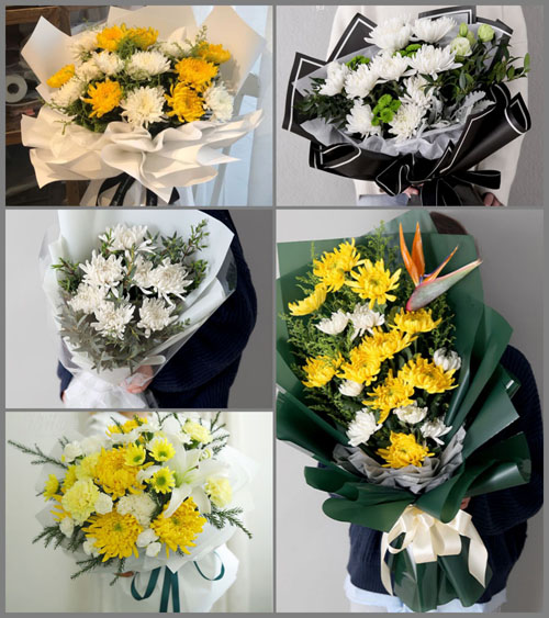广东汕头市澄海区上华镇涵吕村白事花束代送
